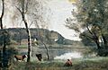 L'étang de Ville-d'Avray - Jean-Baptiste Camille Corot