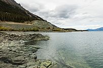 Lago Kluane, Destruction Bay, Yukón, Canadá, 2017-08-25, DD 67