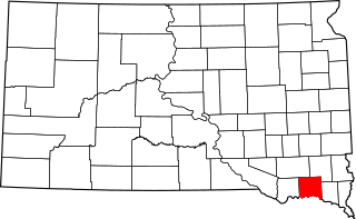 Map of South Dakota highlighting Yankton County.svg