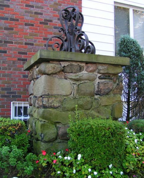 Massive Stone Pier in Dyker Heights