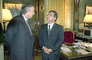 Archivo:Néstor Kirchner y Nicanor Duarte Frutos-Buenos Aires-Febrero 2004