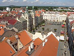 Pardubice CZ main square.JPG