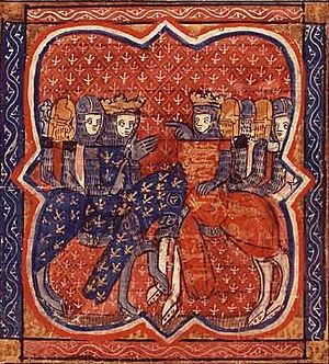 Archivo:Philippe Auguste et Richard IIIe croisade