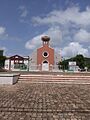 Plaza and church in Ceiba barrio-pueblo, Puerto Rico
