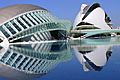 Reflejos en la ciudad de las artes y ciencias, Valencia.