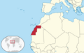 Sahrawi Arab Democratic Republic in its region (claimed)