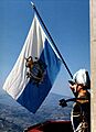 San Marino Flagge Palazzo Pubblico