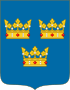 Shield of arms of Sweden.svg