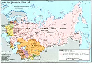 Archivo:Soviet Union Administrative Divisions 1989