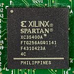 Archivo:Xerox ColorQube 8570 - Main controller - Xilinx Spartan XC3S400A-0205