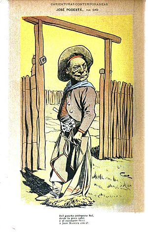 Archivo:1903-08-01, Caras y Caretas, Caricaturas contemporáneas, José Podestá, Cao