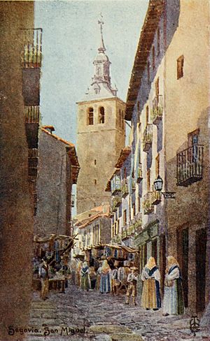 Archivo:1906, Northern Spain, pp. 238-239, Segovia. San Miguel