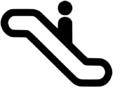 Aiga escalator mirror