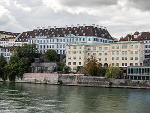 Archivo:Alte Universität, Blaues und Weisses Haus n Basel (2023)