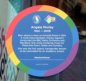 Archivo:Angela Morley Rainbow Plaque