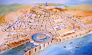 Archivo:Carthage National Museum representation of city