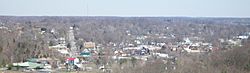 Downtown Corydon Indiana viewed from the Pilot Knob in the Hayswood Nature Reserve.jpg