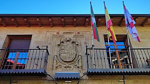 Archivo:Fachada de la casa consistorial de Elciego