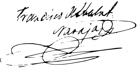 Firma de Francisco de Albalat