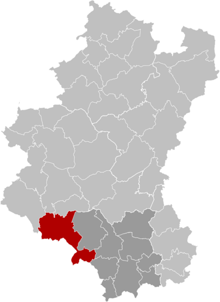 Florenville Luxembourg Belgium Map