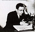 Francis Poulenc and Wanda Landowska (cropped)