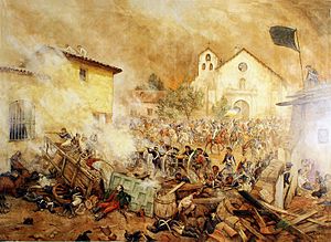 Archivo:Gemälde - Schlacht von Rancagua