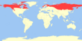 Gulo gulo distribution