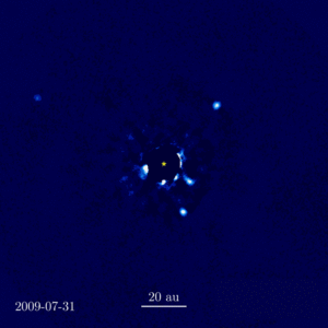 Archivo:HR 8799 Orbiting Exoplanets