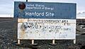 Hanford Site sign