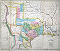 Hooker Map of the State of Coahuila and Texas 1834 UTA