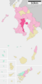 Location of Kagoshima city Kagoshima prefecture Japan