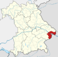 Locator map PA in Bavaria