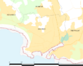 Map commune FR insee code 29072