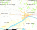 Map commune FR insee code 33437