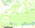 Map commune FR insee code 84023