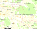 Map commune FR insee code 89169