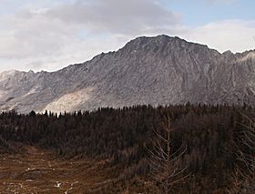 Archivo:Mount Black Prince seen from Turbine Canyon