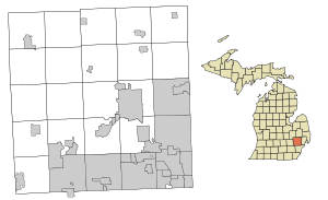 Archivo:Oakland County Michigan Incorporated and Unincorporated areas