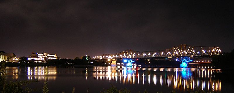 Ottawa River at night