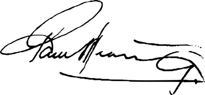 Paul Keating signature 1998