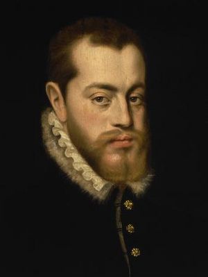 Archivo:Philip II of Spain by Antonio Moro