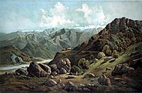 Archivo:Sutlej Valley from Rampur ca. 1857