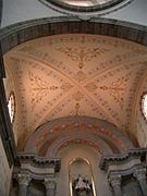 Techo del presbiterio, Parroquia Santa María de la Asunción