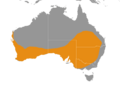 Tiliqua rugosa distribution map