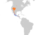 Vireo plumbeus map