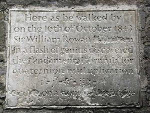 Archivo:William Rowan Hamilton Plaque - geograph.org.uk - 347941