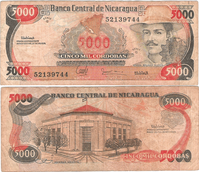 5,000 Cordobas