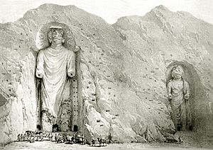 Archivo:Bamiyan Buddhas Burnes