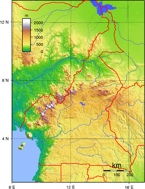 Archivo:Cameroon Topography
