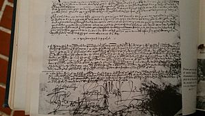Archivo:Carta original donde prueba la fundación del primer ayuntamiento de la Nueva España.